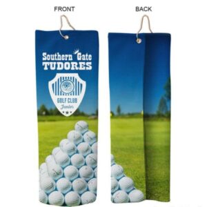 Sublimated Microfiber Tri-Fold Golf Towel