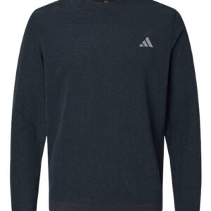 Adidas - Men's Terry Loop Crewneck Sweatshirt - Black - SKU SS-08753