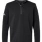 Adidas - Men's Spacer Quarter-Zip Pullover - Black - SKU SS-08953