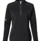 Adidas - Women's Spacer Quarter-Zip Pullover - Black - SKU SS-09053