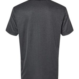 Adidas - Men's Space Dyed Polo - Black Melange - SKU SS-55553 - photo 2