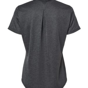 Adidas - Women's Space Dyed Polo - Black Melange - SKU SS-55653 - photo 2