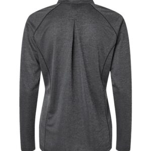 Adidas - Women's Space Dyed Quarter-Zip Pullover - Black Melange - SKU SS-55853 - photo 2