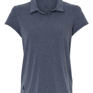 Adidas - Women's Blended Polo - Collegiate Navy Melange - SKU SS-10153
