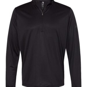 Adidas - Men's Ultimate365 Lightweight Quarter-Zip Pullover - Black - SKU SS-01153