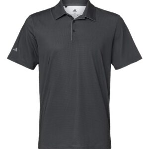Adidas - Men's Ultimate365 Diamond Dot Print Polo - Black/ White/ Grey Three - SKU SS-03353