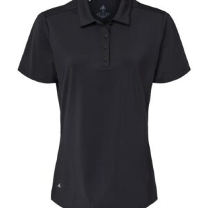 Adidas - Women's Ultimate365 Solid Polo - Black - SKU SS-05753