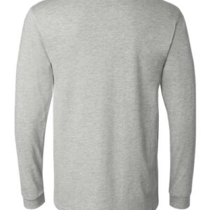 BELLA + CANVAS - Heather CVC Long Sleeve Tee - Athletic Heather - SKU SS-02906 - photo 2