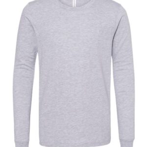 BELLA + CANVAS - Youth Heather CVC Long Sleeve Tee - Athletic Heather - SKU SS-04906