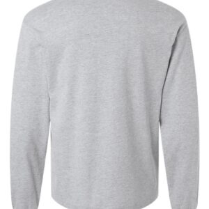 BELLA + CANVAS - 6 oz. Heavyweight Long Sleeve Tee - Athletic Heather - SKU SS-06206 - photo 2