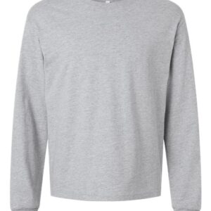 BELLA + CANVAS - 6 oz. Heavyweight Long Sleeve Tee - Athletic Heather - SKU SS-06206