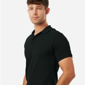 AllPro - Men's Pique Polo - Black - SKU SS-00596 - photo 4