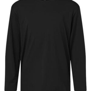 AllPro - Youth Pro-Lock Performance Long Sleeve T-Shirt - Black - SKU SS-00996