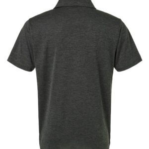 AllPro - Men's Pro-Lock Performance Mélange Polo - Black Melange - SKU SS-01696 - photo 2