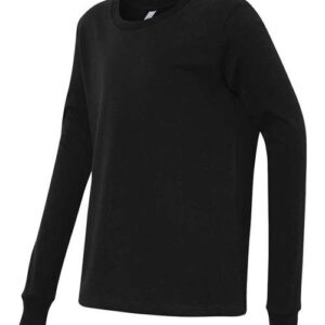 BELLA + CANVAS - Youth Jersey Long Sleeve Tee - Black - SKU SS-15606 - photo 2