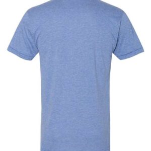 American Apparel - Unisex Triblend Track Tee - Athletic Blue - SKU SS-01227 - photo 2