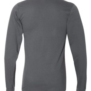 American Apparel - Unisex Fine Jersey Long Sleeve Tee - Asphalt - SKU SS-01827 - photo 2