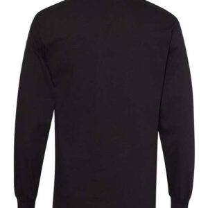 American Apparel - Unisex Heavyweight Cotton Long Sleeve Tee - Black - SKU SS-13027 - photo 2